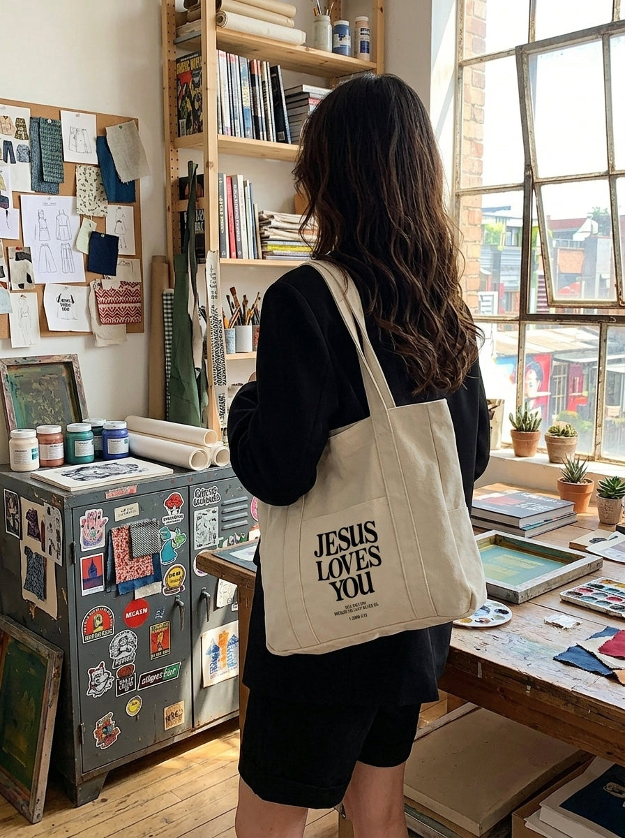 Tote Bag Jesús Te Ama