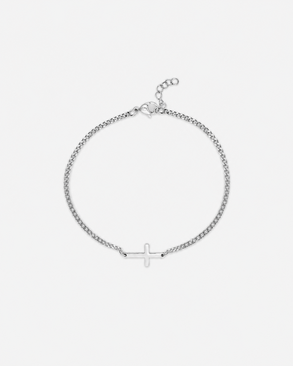 CROSS BRACELET | Silver