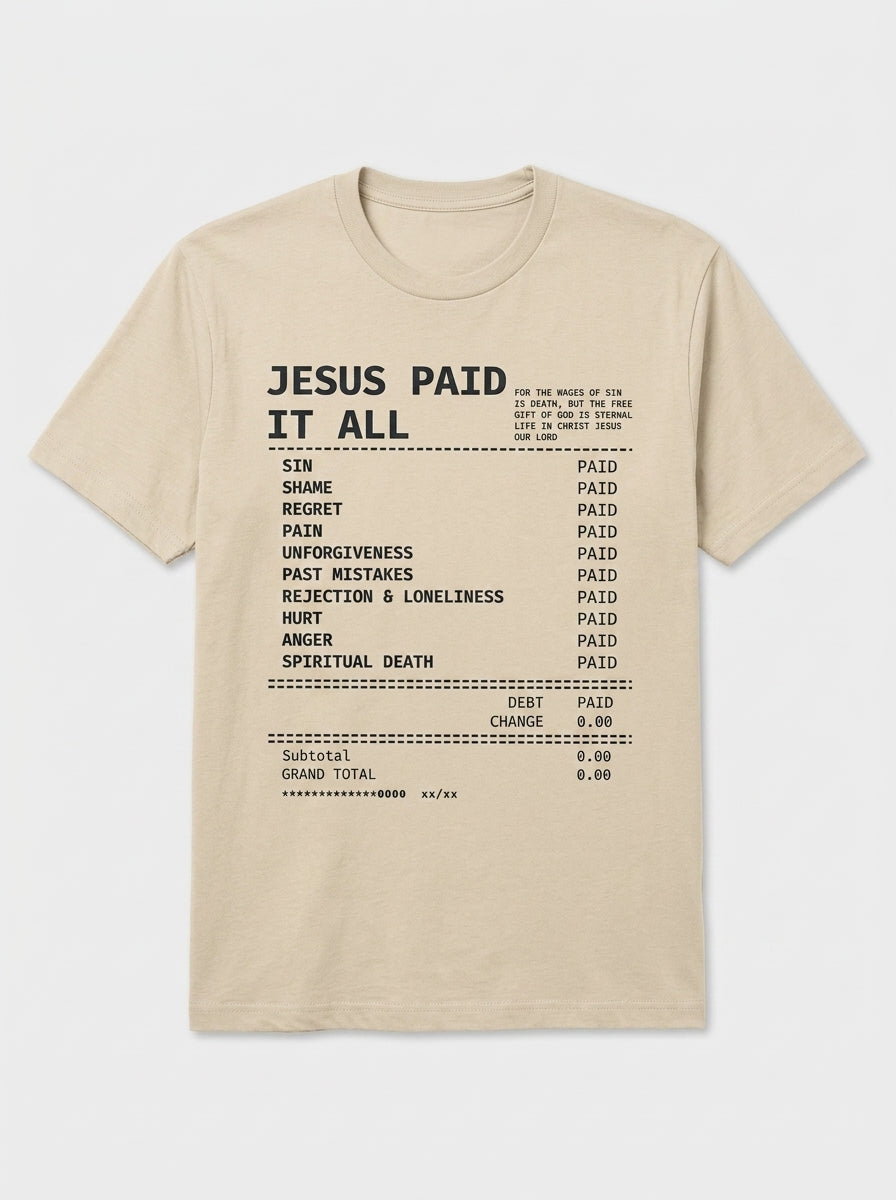 Camiseta Todo Fue Pagado