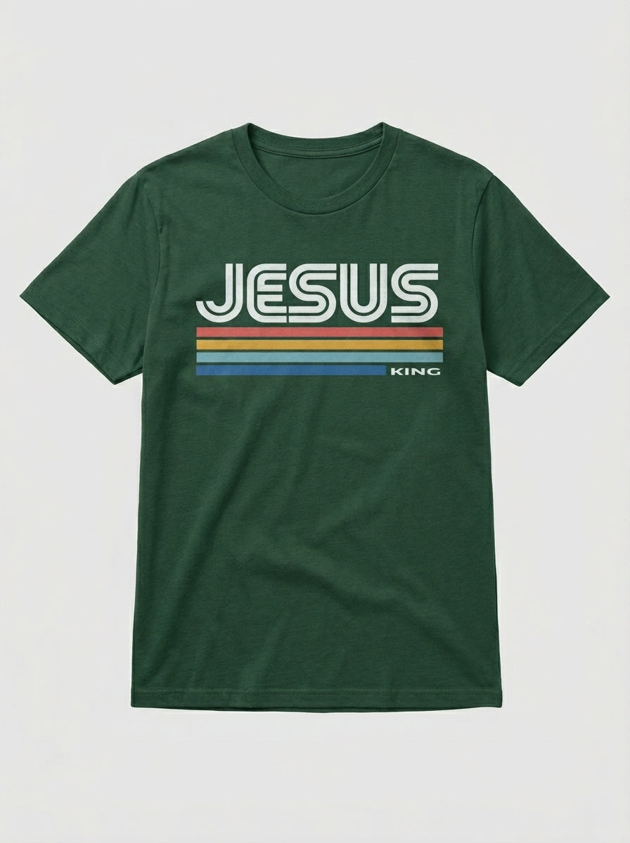 Camiseta Retro Jesus King