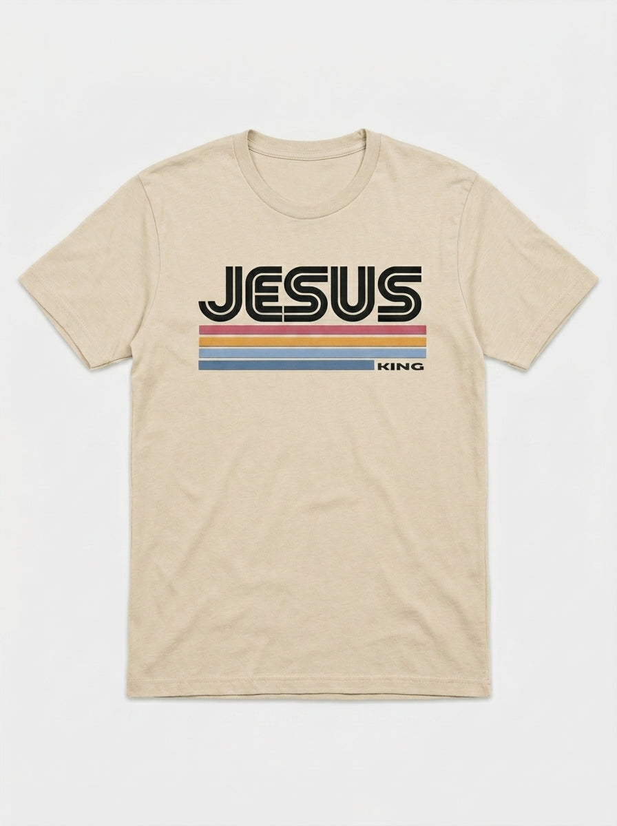 Camiseta Retro Jesus King