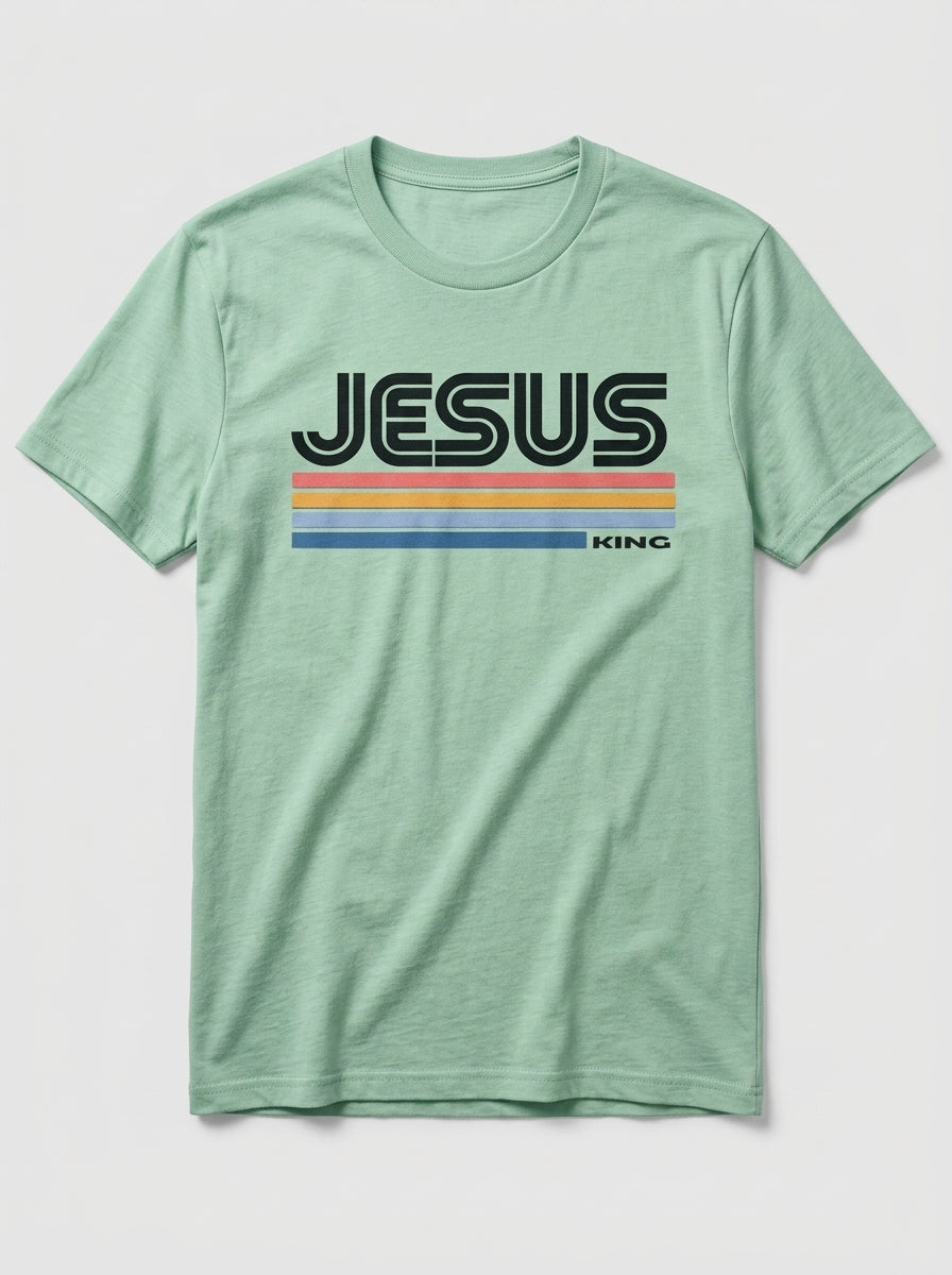 Camiseta Retro Jesus King